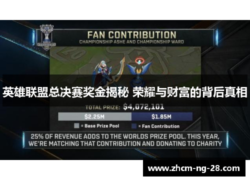 英雄联盟总决赛奖金揭秘 荣耀与财富的背后真相
