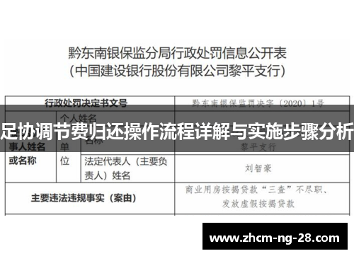 足协调节费归还操作流程详解与实施步骤分析