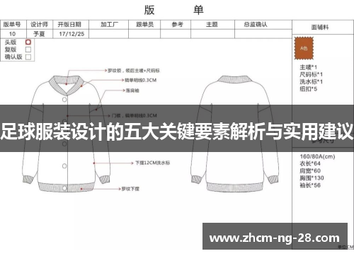 足球服装设计的五大关键要素解析与实用建议